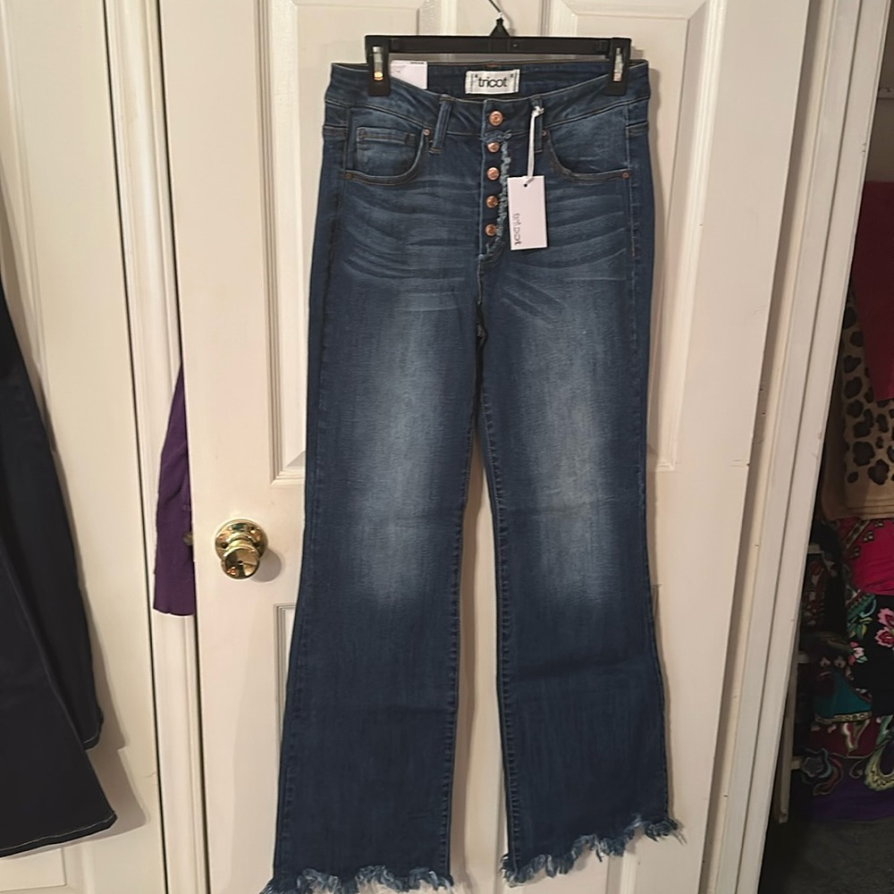 Tricot Jeans Size 11/30 Frayed Hem